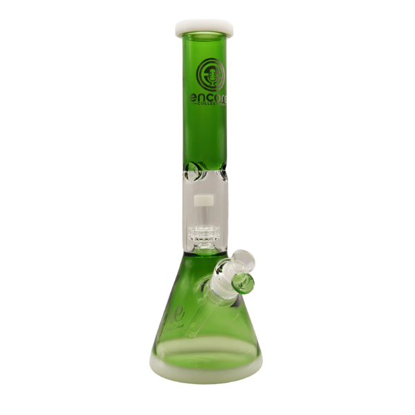 Encore Thick Glass Waterpipes / Sandblast Beaker 50mmx7mm 14in